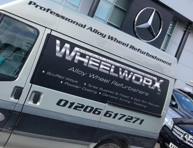 WheelWorx Refinishing Van
